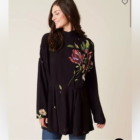 Free People Women’s Gemma Tunic Top Sz XS - Picture 4 of 10